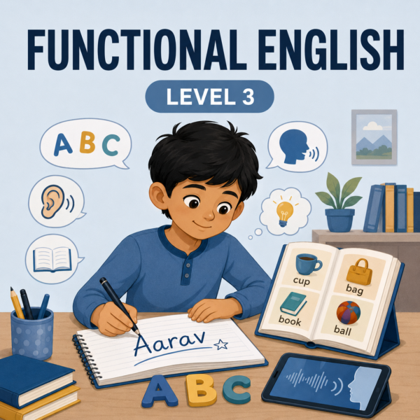 Functional English Level 3 printable curriculum for children with special needs