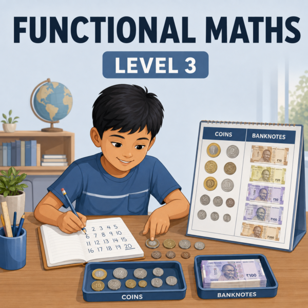 Functional Maths Level 3 printable curriculum for children with special needs