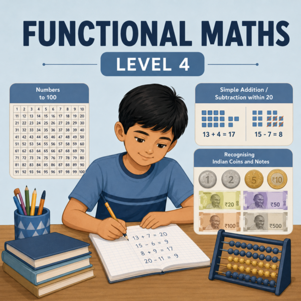 Functional Maths Level 4 printable curriculum for children with special needs