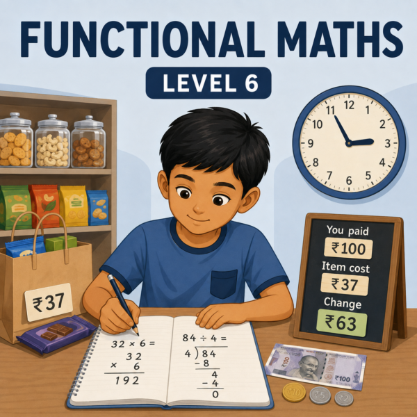 Functional Maths Level 6 printable curriculum for children with special needs