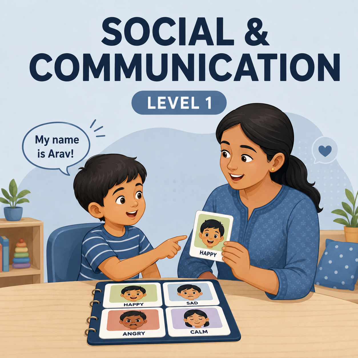 Social and Communication Level 1 printable curriculum coming soon