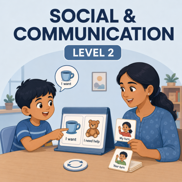 Social & Communication Level 2 printable curriculum for children with special needs