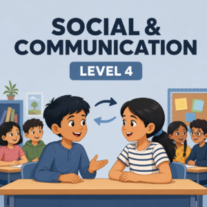 Social & Communication Level 4 printable curriculum for children with special needs