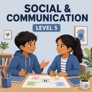 Social & Communication Level 5 printable curriculum for children with special needs