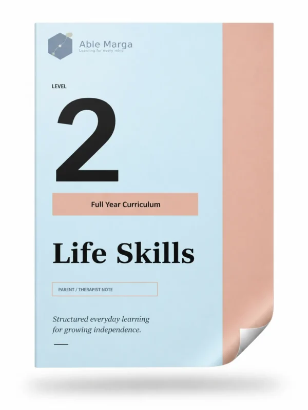 Able Marga Life Skills Level 2 curriculum cover