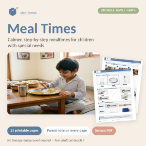 Meal Times: Level 1 Step-by-Step Mealtime Skills