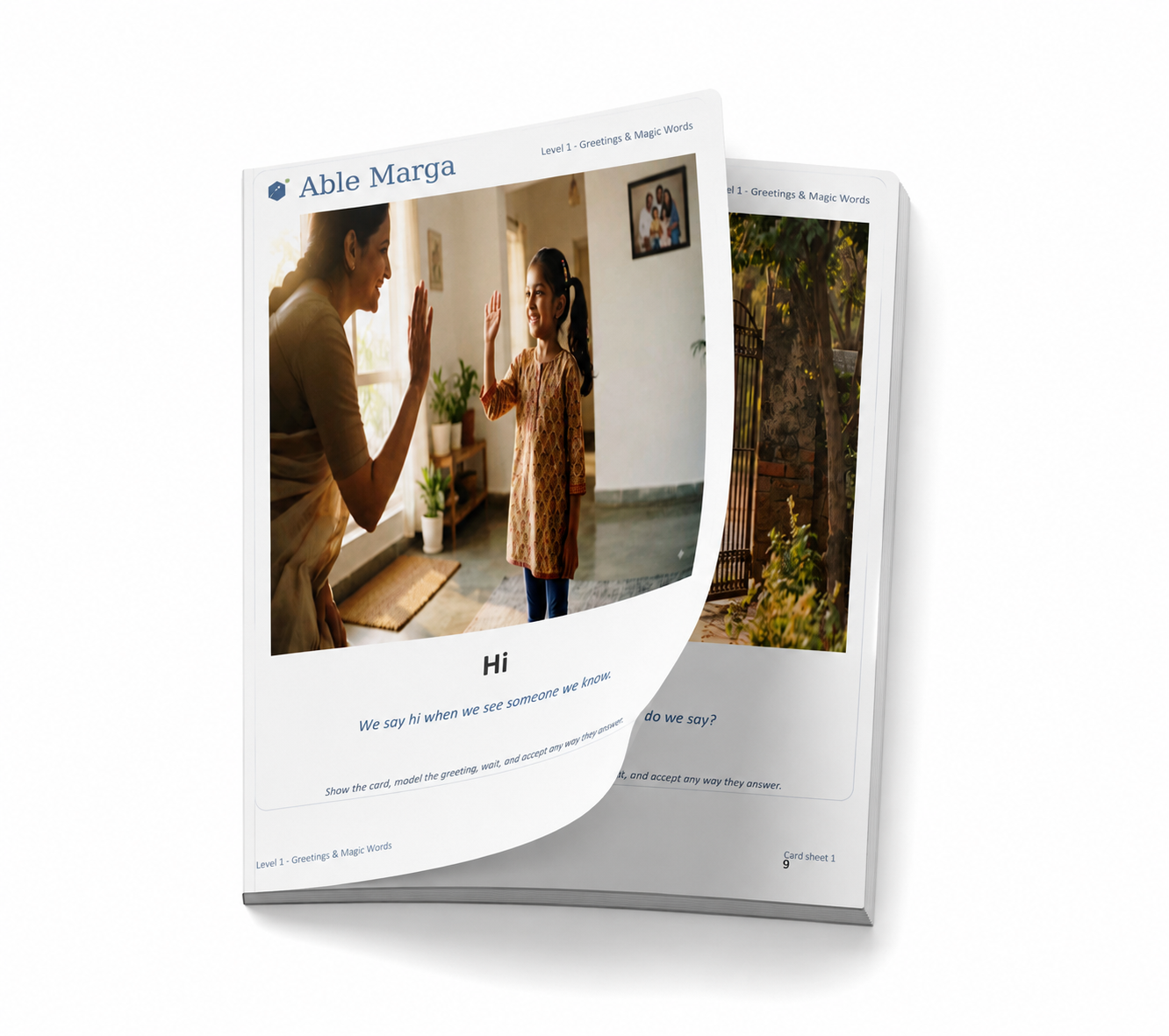 Able Marga Social & Communication Level 1 product preview in use