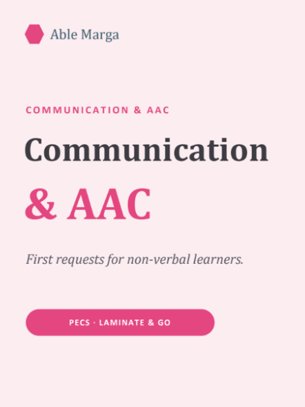 AAC picture communication card resource