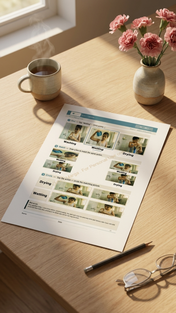 Life Skills Level 1 curriculum pages and materials
