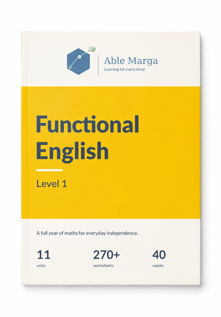 Functional English for Special Needs
